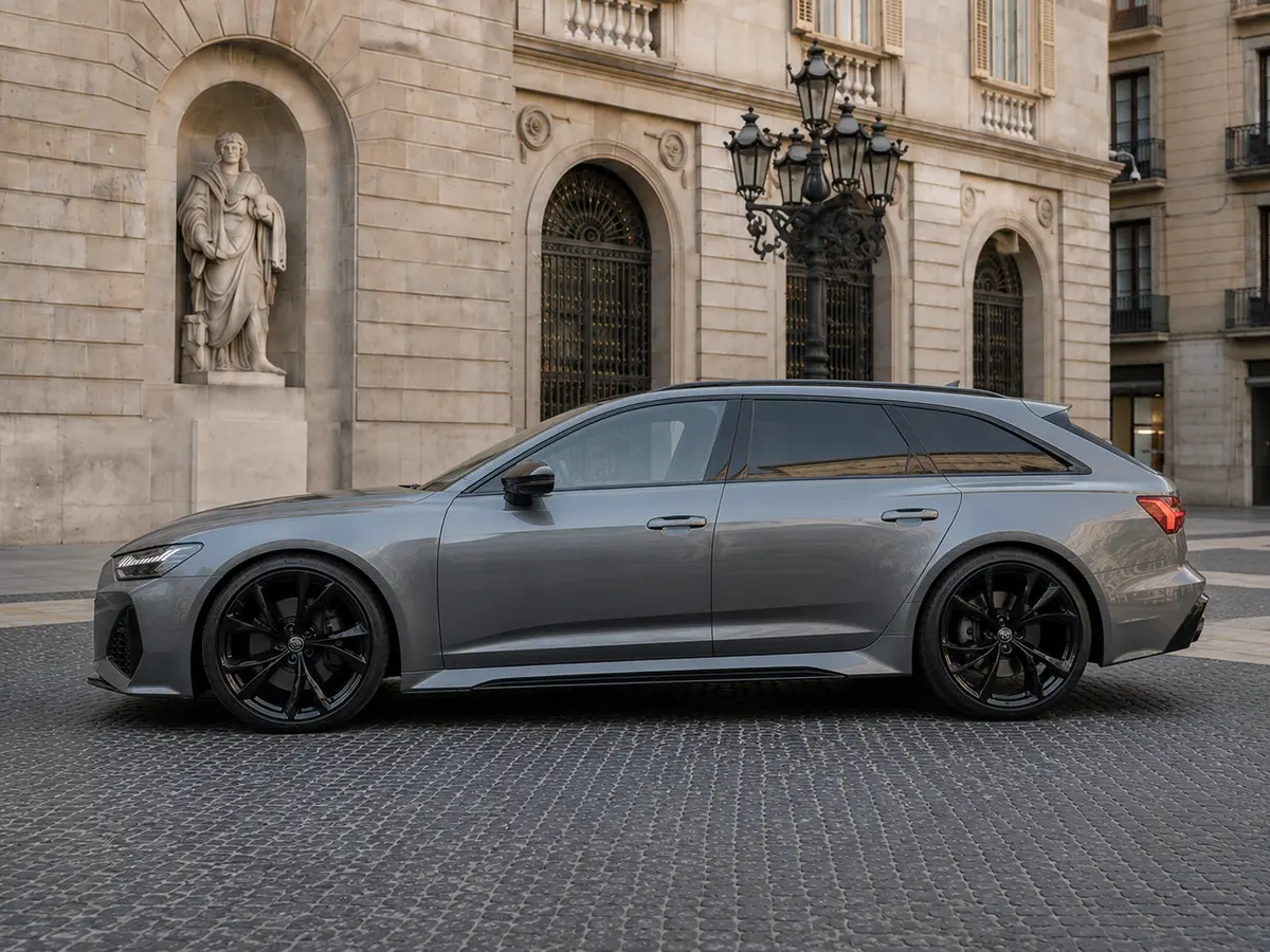 Audi RS6 2022, extérieur — Geneva Luxury Car Rental, Genève. Audi RS6 à Genève La Audi RS6 2022 fait partie des véhicules proposés à la location à…