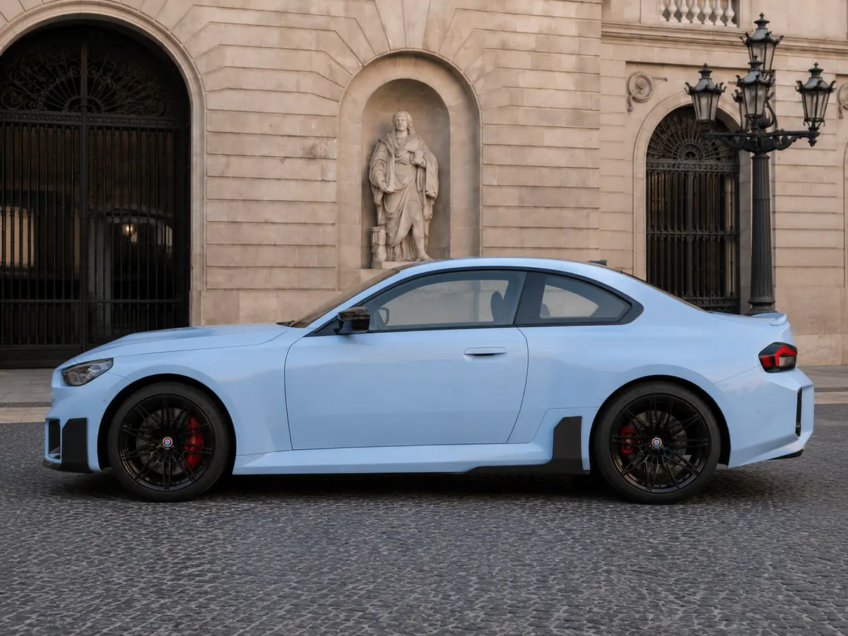 BMW M2 2024, extérieur — Geneva Luxury Car Rental, Genève. BMW M2 à Genève Le BMW M2 2024 fait partie des voitures de sport proposées à la location…