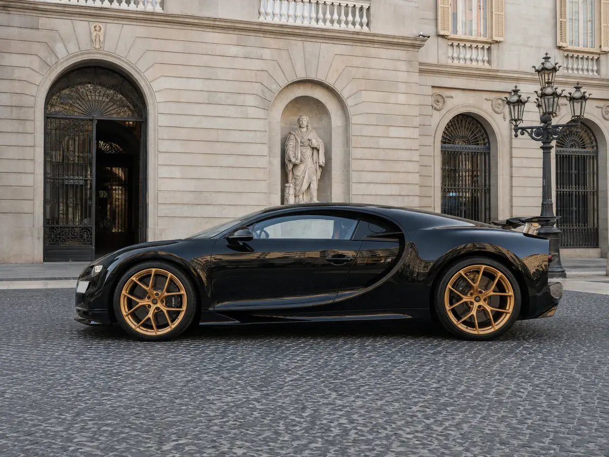 Bugatti Chiron 110 Ani 2019, extérieur — Geneva Luxury Car Rental, Genève. Bugatti Chiron 110 Ani à Genève La Bugatti Chiron 110 Ani 2019 est proposée à la location…