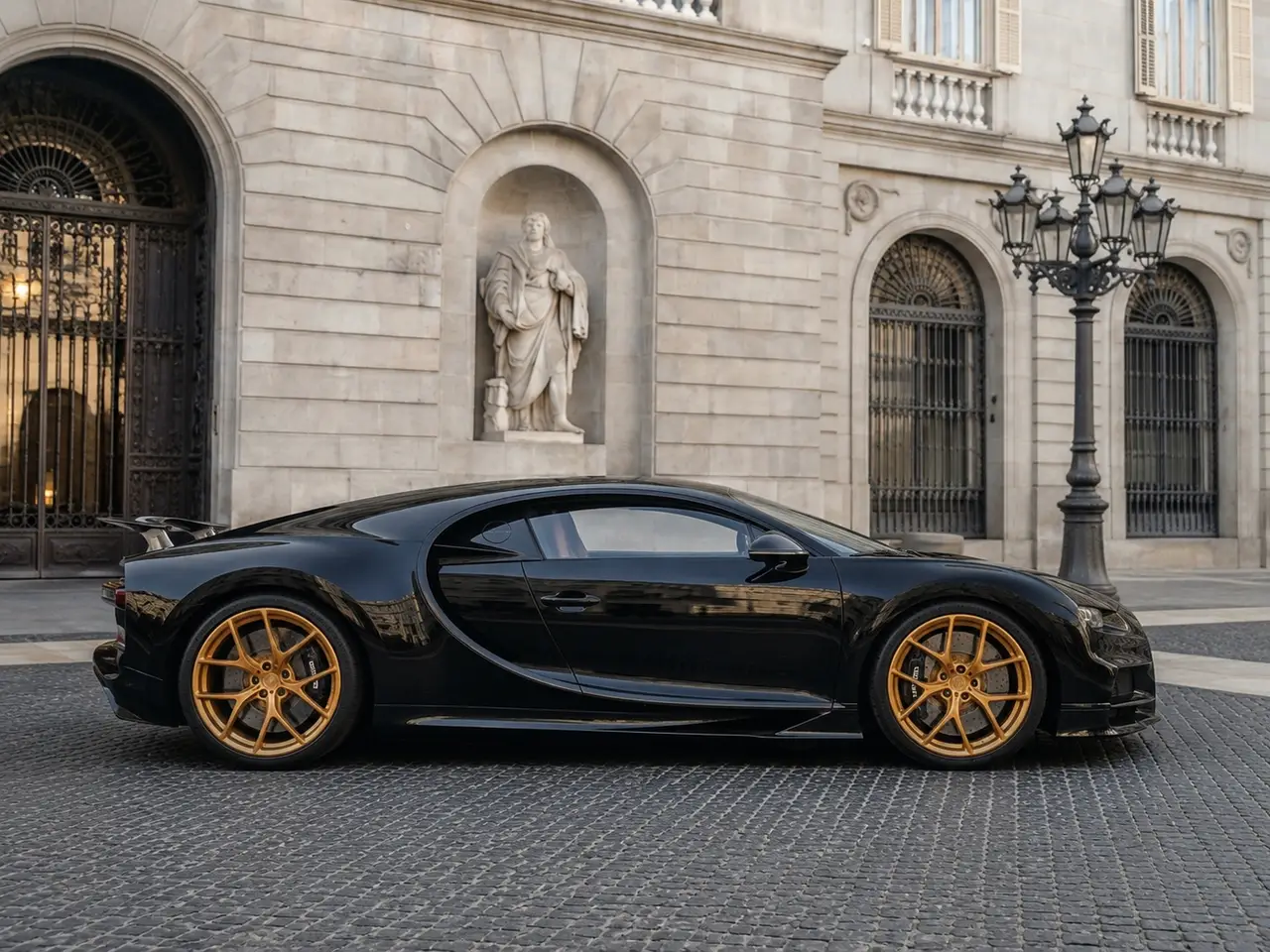 Bugatti Chiron 110 Ani 2019, vue avant — Geneva Luxury Car Rental, Genève. Bugatti Chiron 110 Ani à Genève La Bugatti Chiron 110 Ani 2019 est proposée à la location…