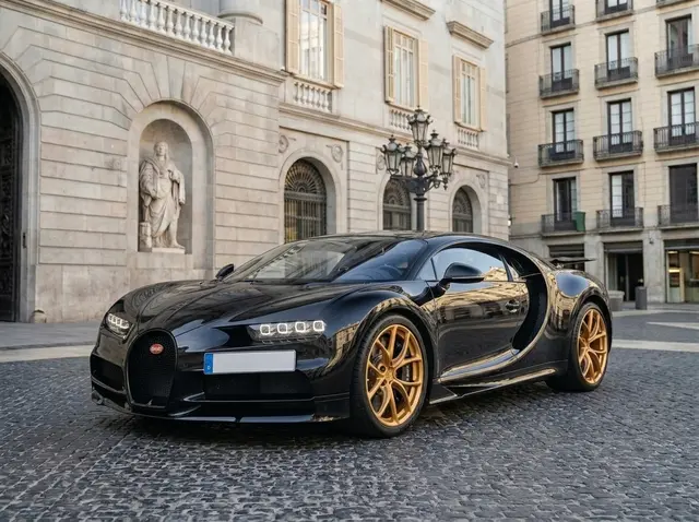 Bugatti Chiron 110 Ani 2019 — Geneva Luxury Car Rental, Genève