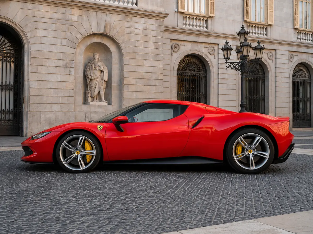 Ferrari 296 GTB 2023, extérieur — Geneva Luxury Car Rental, Genève. Ferrari 296 GTB à Genève La Ferrari 296 GTB 2023 est proposée à la location à Genève pour…