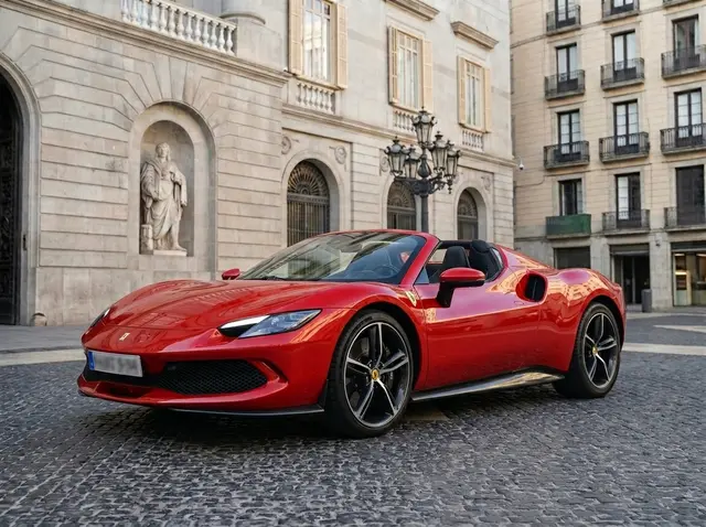 Ferrari 296 GTS Spider 2024 — Geneva Luxury Car Rental, Genève