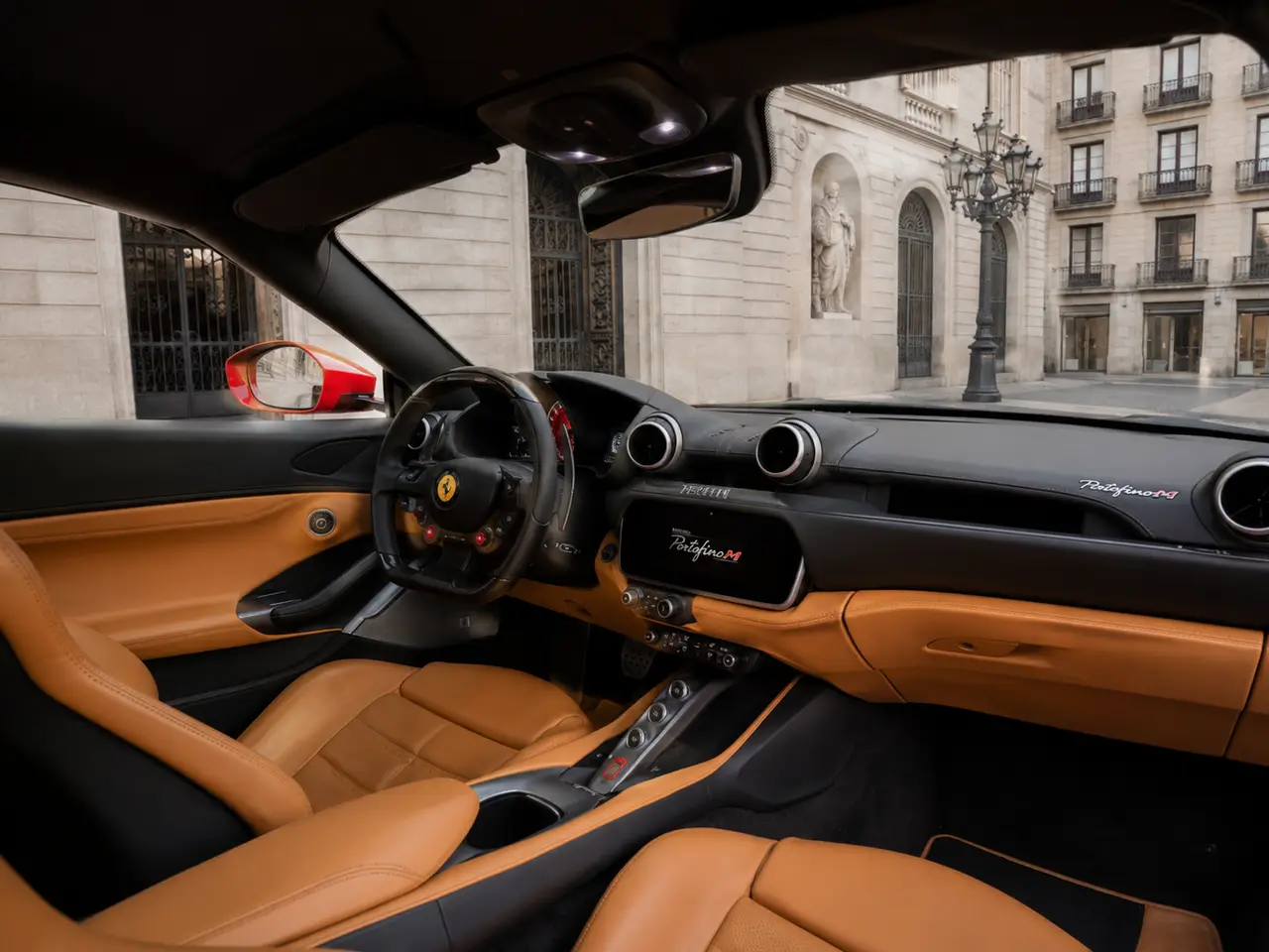 Ferrari Portofino M 2023, intérieur — Geneva Luxury Car Rental, Genève. Ferrari Portofino M à Genève La Ferrari Portofino M 2023 est proposée à la location à…