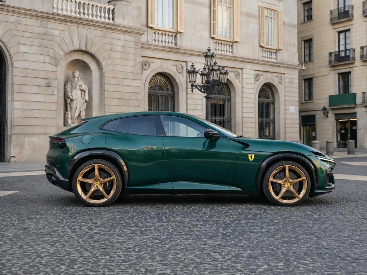 Ferrari Purosangue Atelier 2025, extérieur — Geneva Luxury Car Rental, Genève. Ferrari Purosangue Atelier à Genève Le Ferrari Purosangue Atelier 2025 est proposé à la…