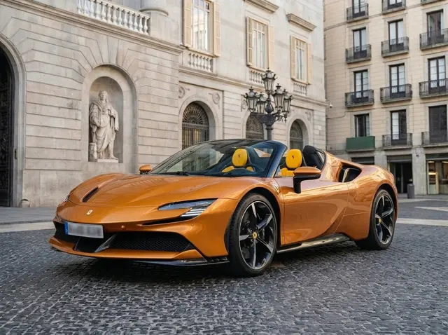 Ferrari SF90 Spider Tailor Made 2025 — Geneva Luxury Car Rental, Genève