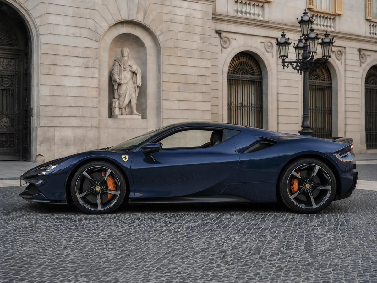 Ferrari SF90 Stradale 2025, extérieur — Geneva Luxury Car Rental, Genève. Ferrari SF90 Stradale à Genève La Ferrari SF90 Stradale 2025 figure parmi les supercars…