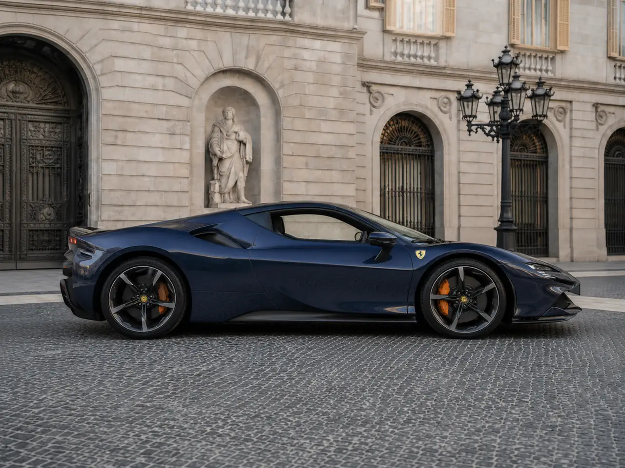Ferrari SF90 Stradale 2025, vue avant — Geneva Luxury Car Rental, Genève. Ferrari SF90 Stradale à Genève La Ferrari SF90 Stradale 2025 figure parmi les supercars…
