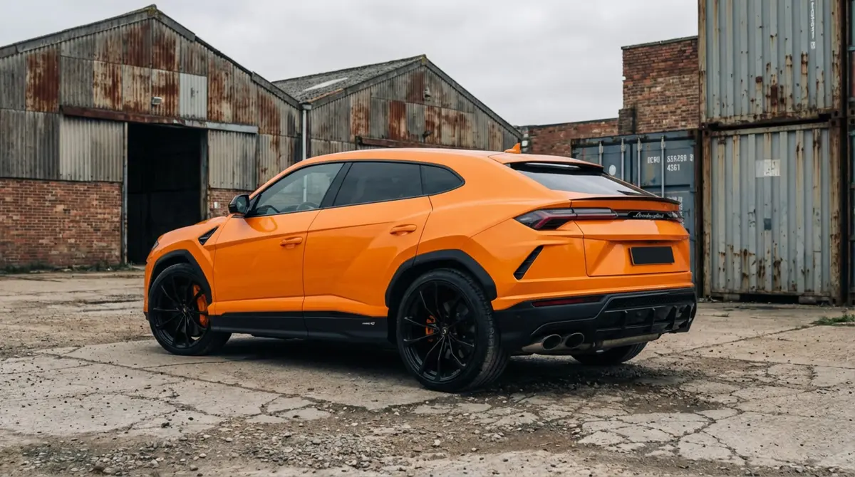 Lamborghini Urus S 2024, vue avant — Geneva Luxury Car Rental, Genève. Lamborghini Urus S à Genève Le Lamborghini Urus S 2024 se loue à Genève sous une…