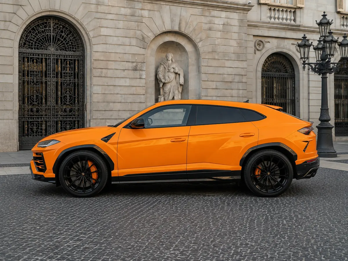 Lamborghini Urus S 2024, extérieur — Geneva Luxury Car Rental, Genève. Lamborghini Urus S à Genève La Lamborghini Urus S 2024 est disponible à la location à…