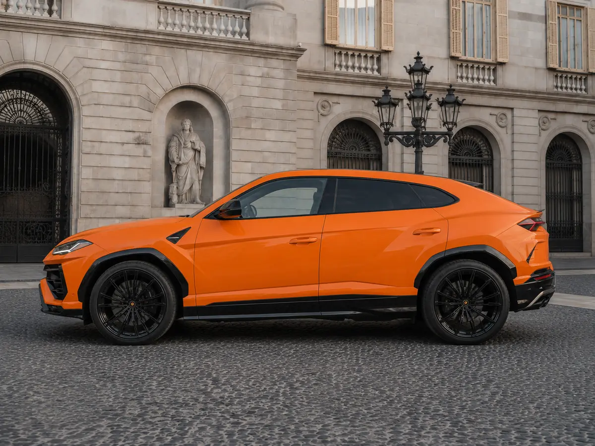 Lamborghini URUS SE 2025, extérieur — Geneva Luxury Car Rental, Genève. Lamborghini URUS SE à Genève La Lamborghini URUS SE 2025 est proposée à la location à…