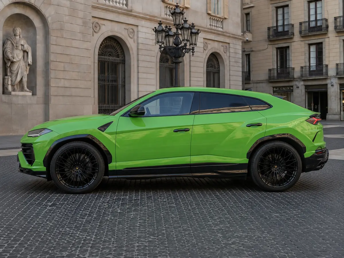 Lamborghini Urus SE 2026, extérieur — Geneva Luxury Car Rental, Genève. Lamborghini Urus SE à Genève Le Lamborghini Urus SE 2026 est proposé à la location à…