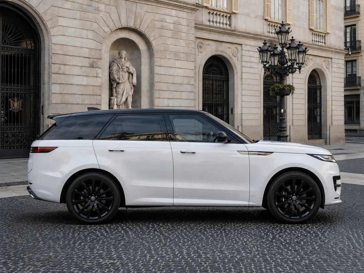 Land Rover Range Rover Sport 2025, vue avant — Geneva Luxury Car Rental, Genève. Land Rover Range Rover Sport à Genève Le Land Rover Range Rover Sport 2025 est proposé à…