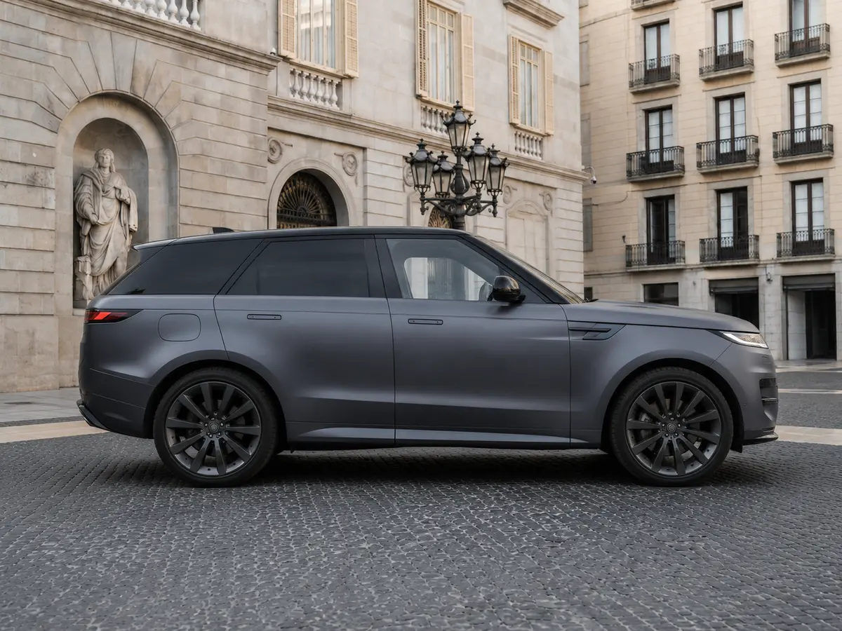 Land Rover Range Rover Sport Dynamic SE 2025, vue avant — Geneva Luxury Car Rental, Genève. Land Rover Range Rover Sport Dynamic SE à Genève Le Land Rover Range Rover Sport Dynamic…