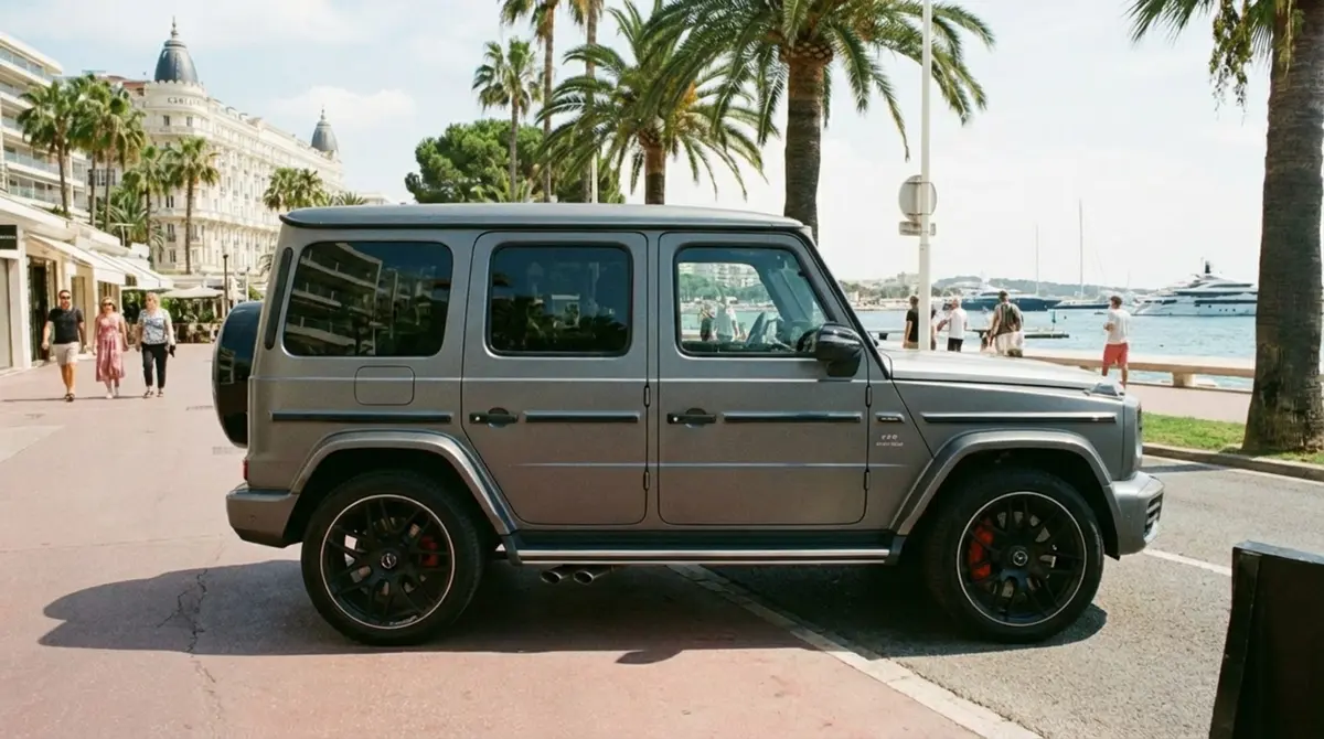 Mercedes Benz G63 2023, extérieur — Geneva Luxury Car Rental, Genève. Mercedes Benz G63 à Genève Le Mercedes Benz G63 2023 est disponible à la location à…
