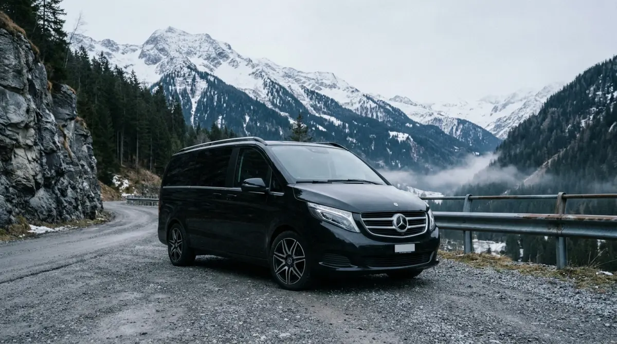 Mercedes Benz V300 8 seats 2025 — Geneva Luxury Car Rental, Genève. Mercedes Benz V300 8 seats à Genève Le Mercedes Benz V300 8 seats 2025 est proposé à la…