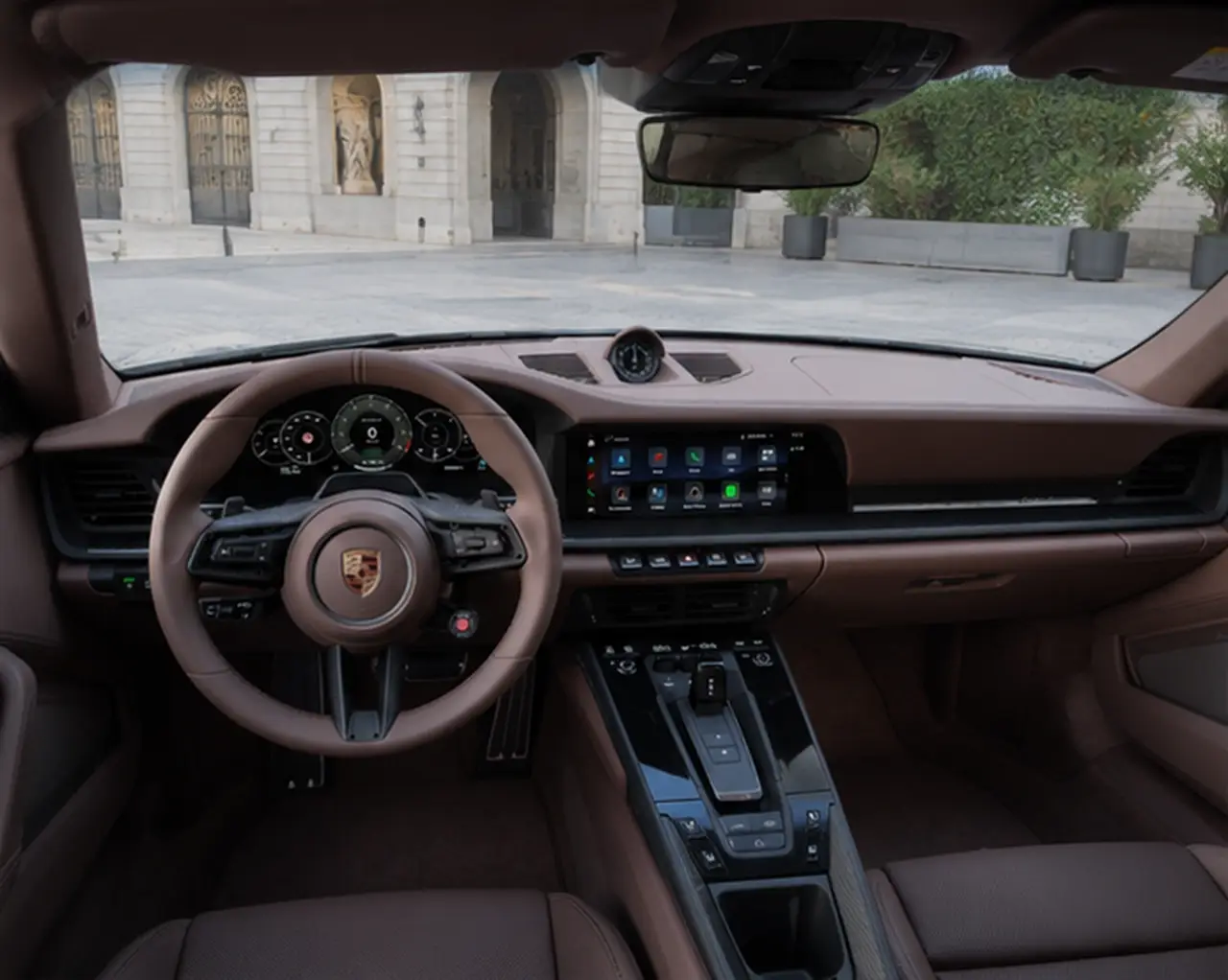 Porsche 911 992 Carrera Turbo S Cabrio 2026, intérieur — Geneva Luxury Car Rental, Genève. Porsche 911 992 Carrera Turbo S Cabrio à Genève La Porsche 911 992 Carrera Turbo S Cabrio…