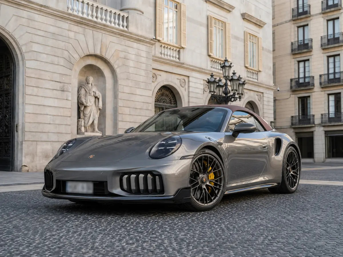 Porsche 911 992 Carrera Turbo S Cabrio 2026 — Geneva Luxury Car Rental, Genève. Porsche 911 992 Carrera Turbo S Cabrio à Genève La Porsche 911 992 Carrera Turbo S Cabrio…