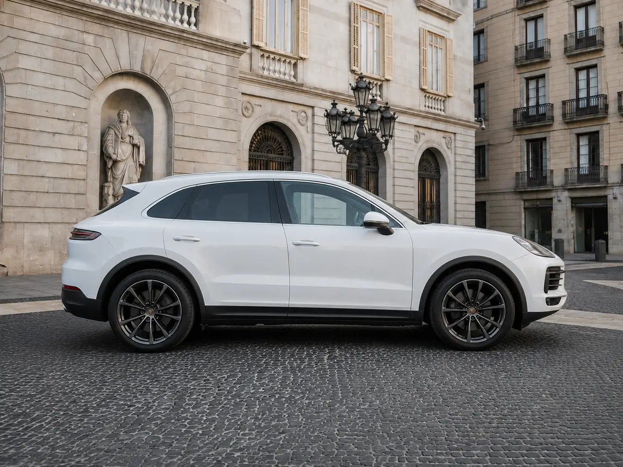Porsche Cayenne 2025, vue avant — Geneva Luxury Car Rental, Genève. Porsche Cayenne à Genève La Porsche Cayenne 2025 est proposée à la location à Genève dans…