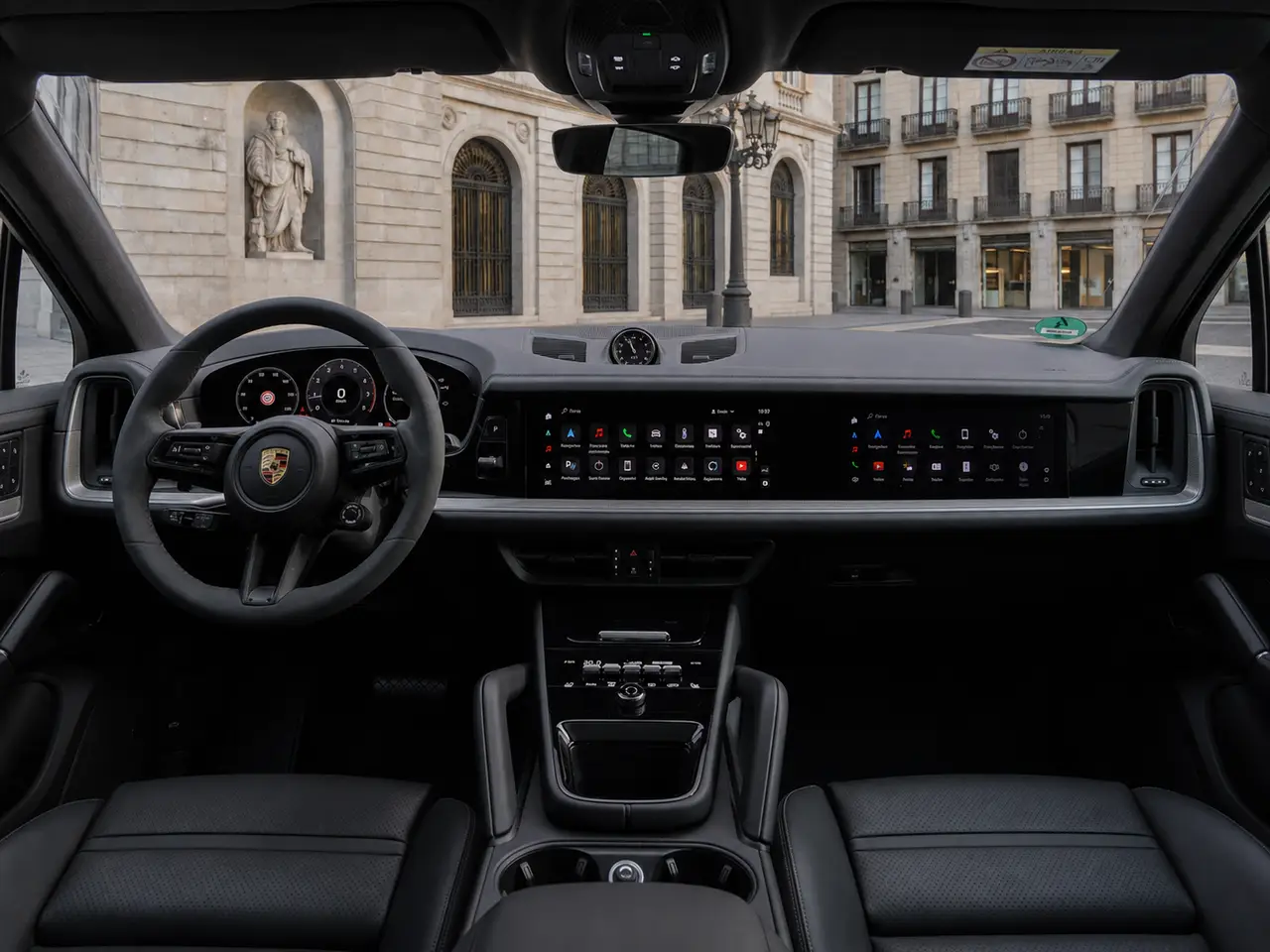 Porsche Cayenne 2025, intérieur — Geneva Luxury Car Rental, Genève. Porsche Cayenne à Genève La Porsche Cayenne 2025 est proposée à la location à Genève dans…