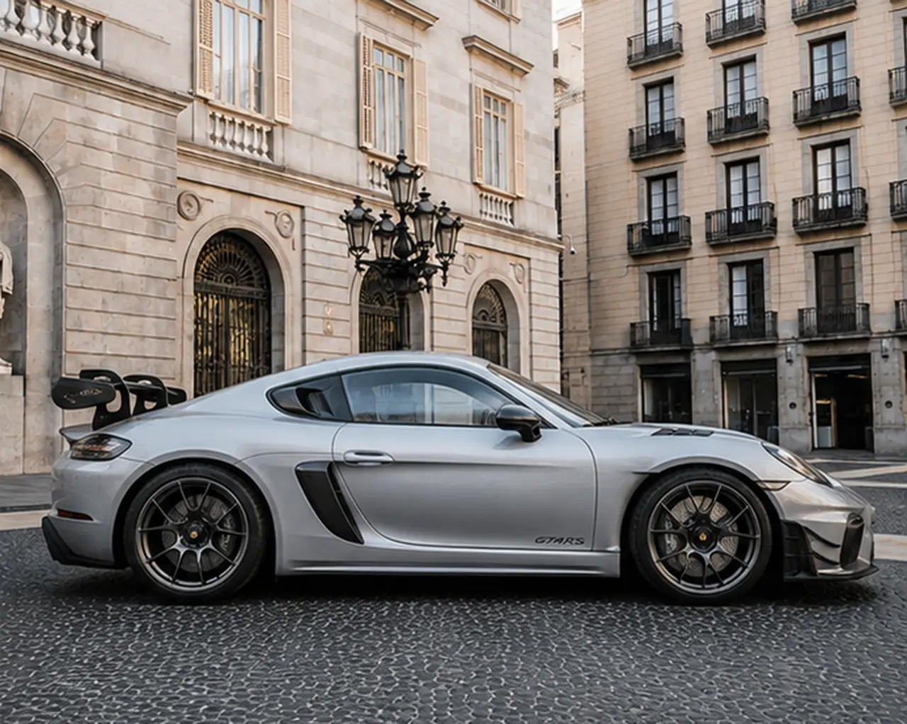 Porsche GT4 RS 2024, vue avant — Geneva Luxury Car Rental, Genève. Porsche GT4 RS à Genève La Porsche GT4 RS 2024 fait partie des modèles disponibles à la…