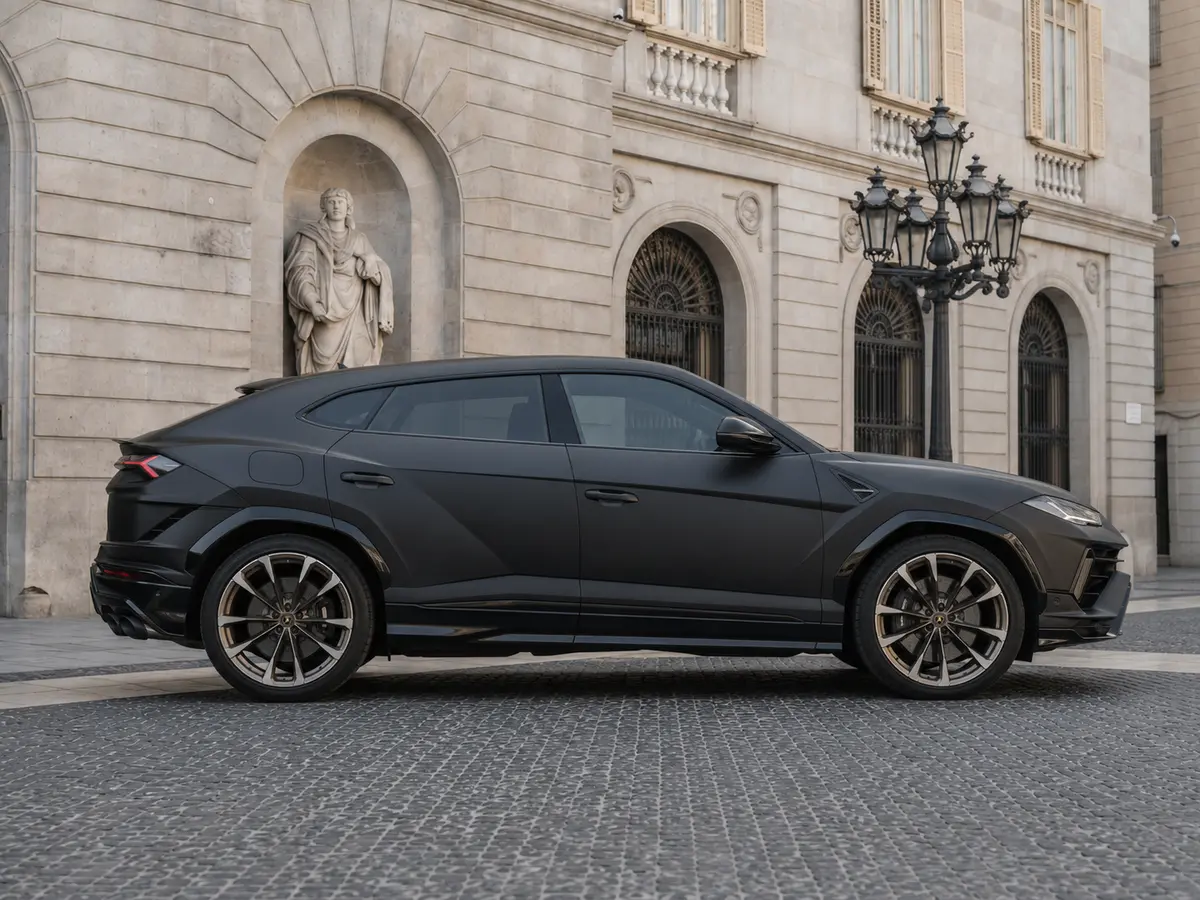 Porsche Macan 2024, vue avant — Geneva Luxury Car Rental, Genève. Porsche Macan à Genève Louer un Porsche Macan à Genève, c'est disposer d'un SUV 2024…