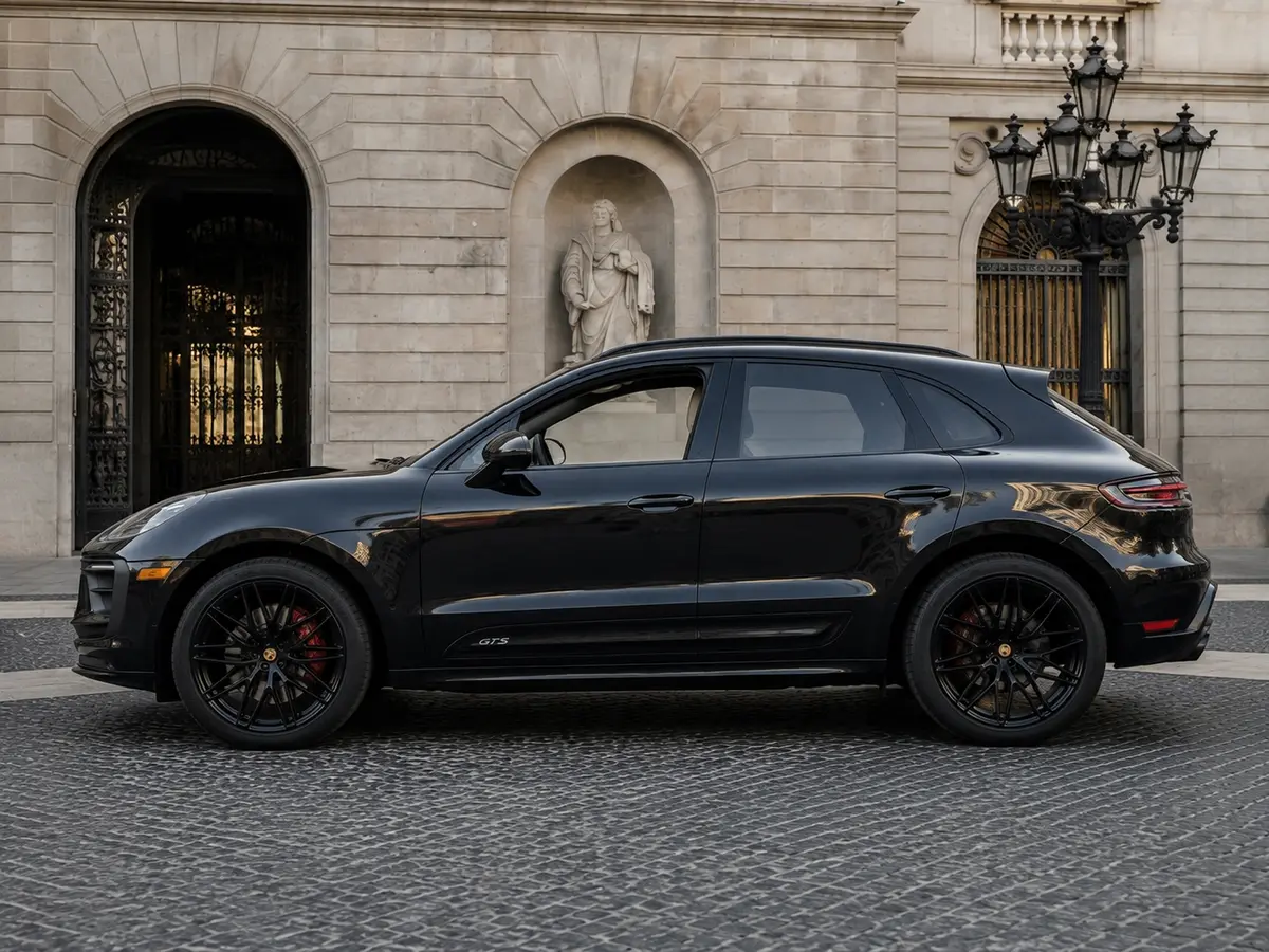 Porsche Macan GTS 2024, extérieur — Geneva Luxury Car Rental, Genève. Porsche Macan GTS à Genève La Porsche Macan GTS 2024 est disponible à la location à…