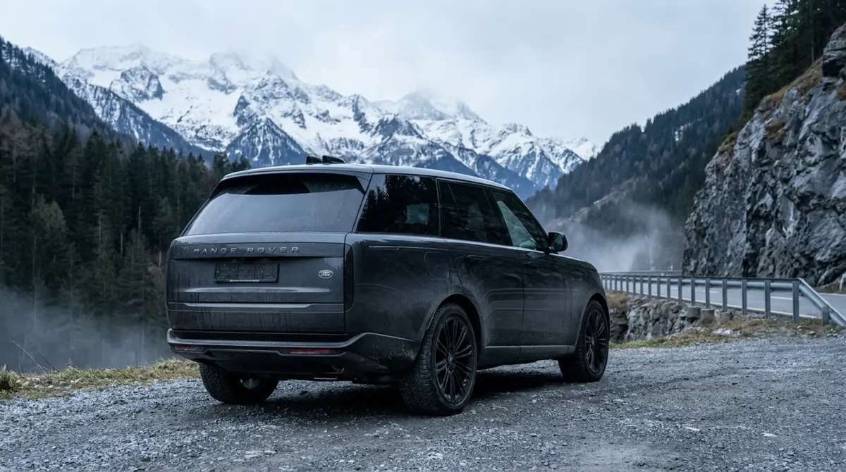 Rover Range Rover Autobiography P530 2026, vue avant — Geneva Luxury Car Rental, Genève. Rover Range Rover Autobiography P530 à Genève Le Rover Range Rover Autobiography P530…