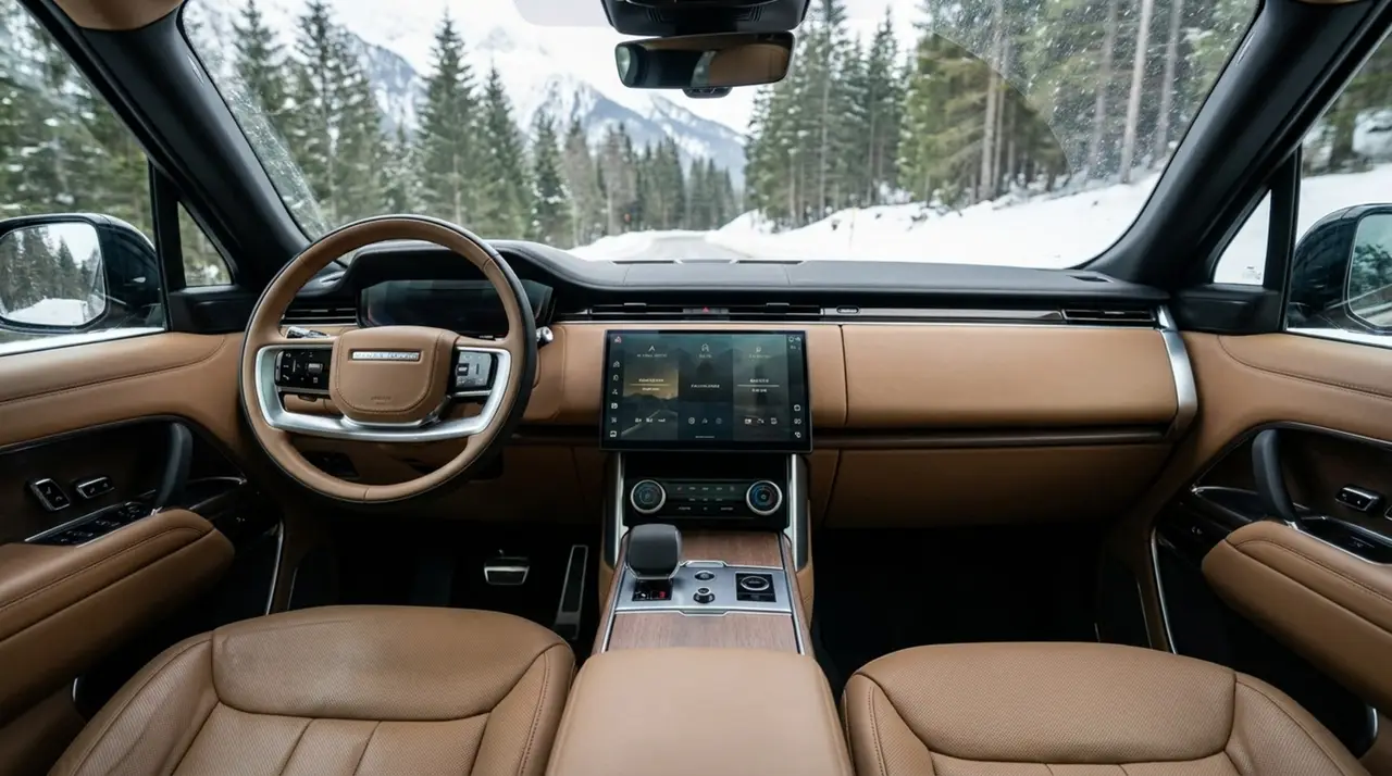 Rover Range Rover Autobiography P530 2026, intérieur — Geneva Luxury Car Rental, Genève. Rover Range Rover Autobiography P530 à Genève Le Rover Range Rover Autobiography P530…