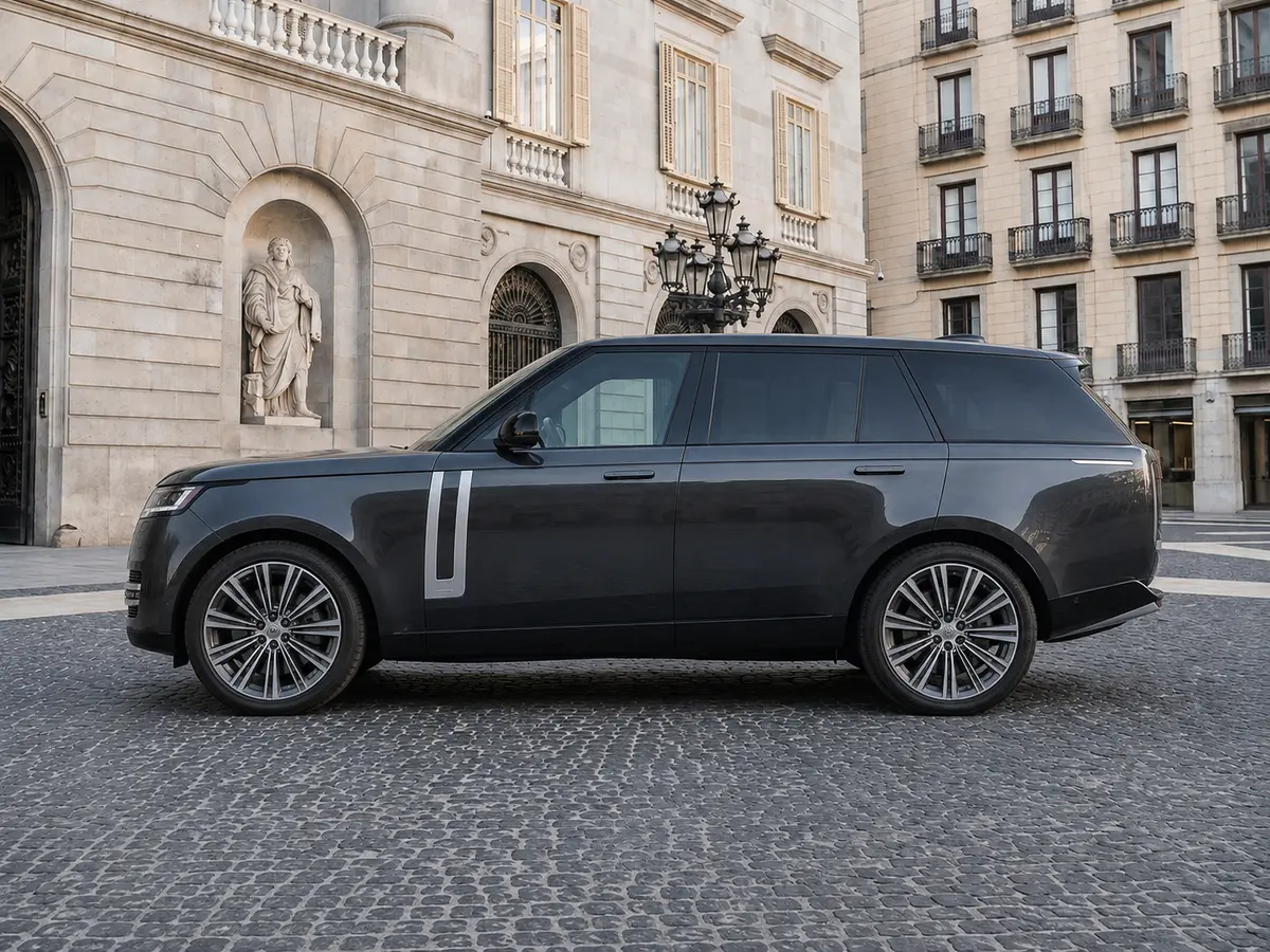 Rover Range Rover Autobiography P530 2026, extérieur — Geneva Luxury Car Rental, Genève. Rover Range Rover Autobiography P530 à Genève Le Rover Range Rover Autobiography P530…