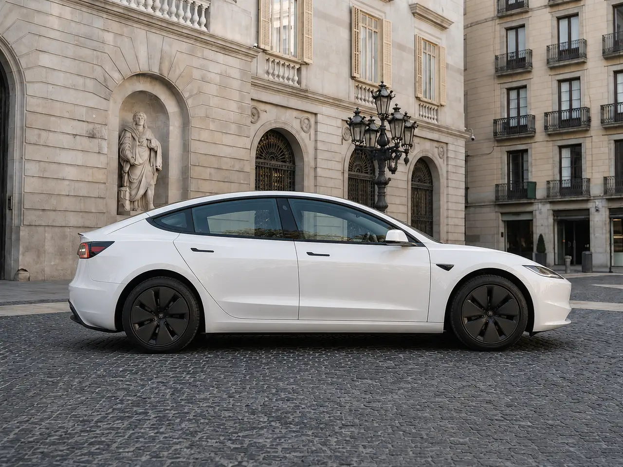Tesla Model 3 Performance 2026, vue avant — Geneva Luxury Car Rental, Genève. Tesla Model 3 Performance à Genève La Tesla Model 3 Performance 2026 fait partie des…