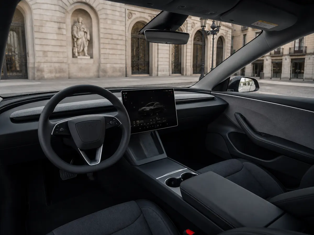 Tesla Model 3 Performance 2026, intérieur — Geneva Luxury Car Rental, Genève. Tesla Model 3 Performance à Genève La Tesla Model 3 Performance 2026 fait partie des…