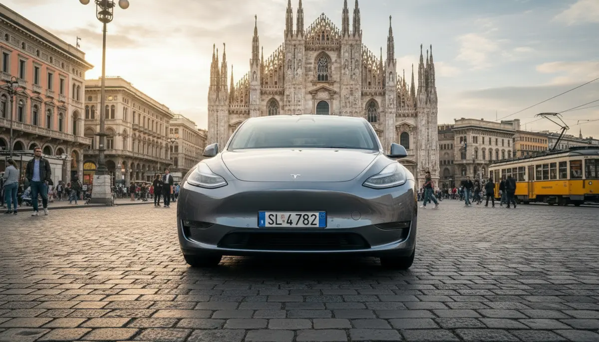 Tesla Model Y Long Range 2023, vue avant — Geneva Luxury Car Rental, Genève. Tesla Model Y Long Range à Genève La Tesla Model Y Long Range 2023 est proposée à la…