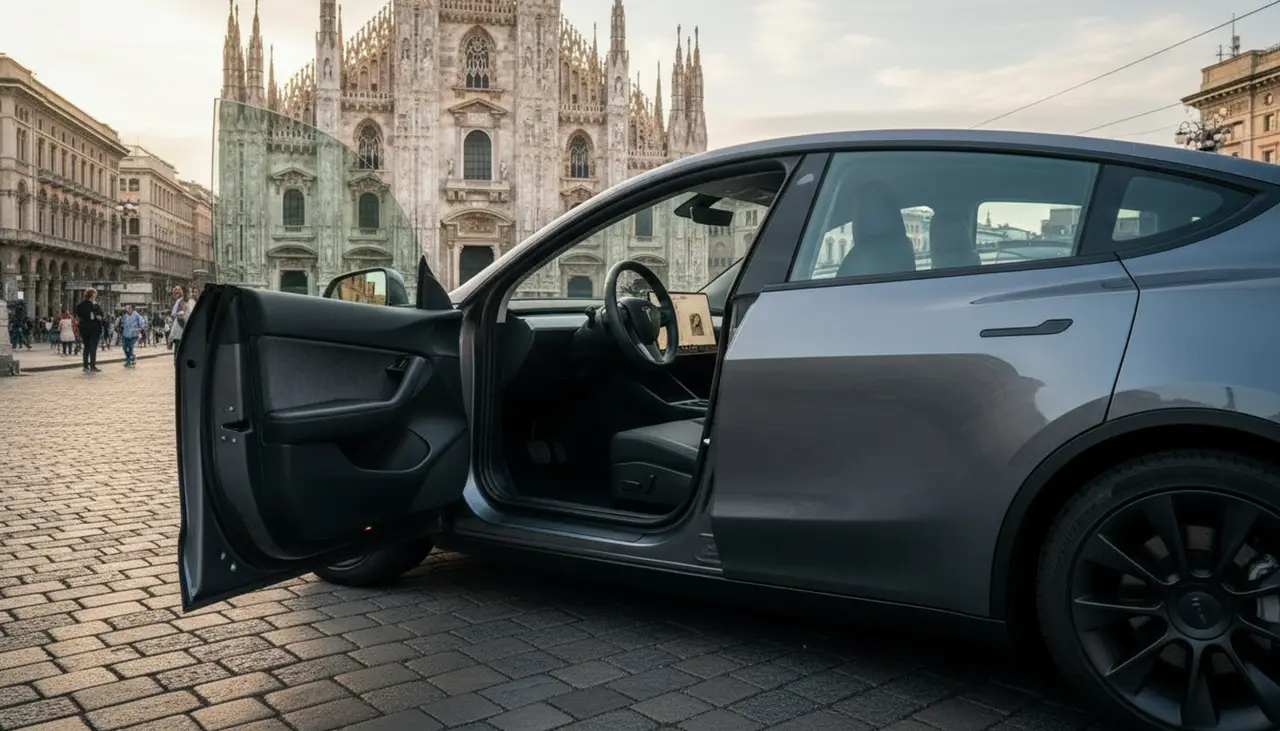 Tesla Model Y Long Range 2023, intérieur — Geneva Luxury Car Rental, Genève. Tesla Model Y Long Range à Genève La Tesla Model Y Long Range 2023 est proposée à la…